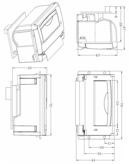 YCP-8-Panel-Thermodrucker-Layout