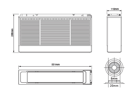 12V 150Ah Batterie