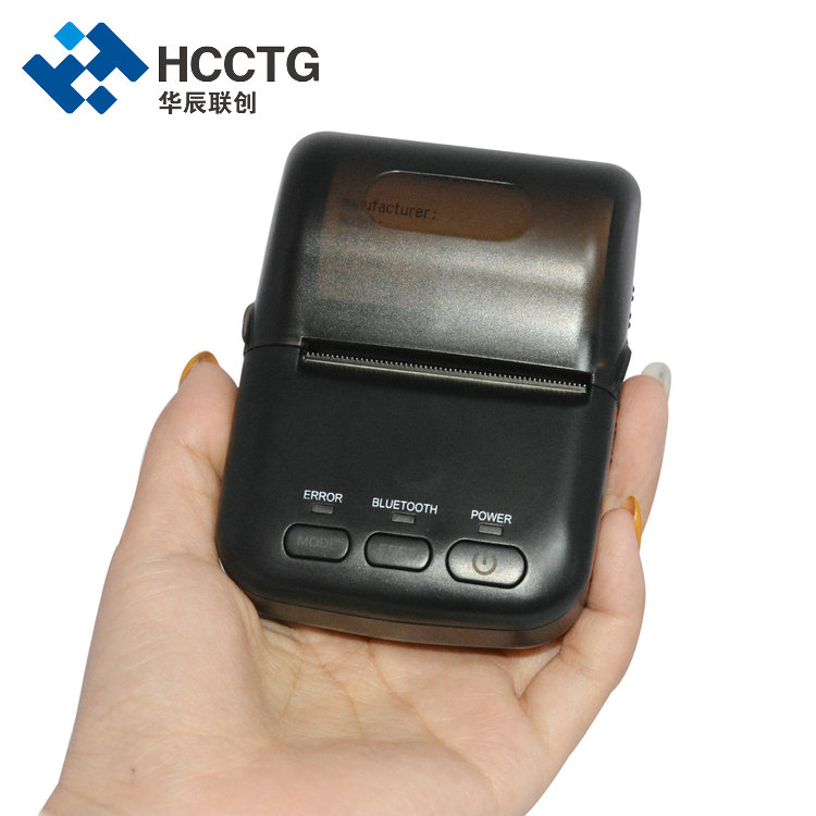 Mini-Bluetooth 58 mm mobiler 2D-Barcode-Thermodrucker HCC-T12
