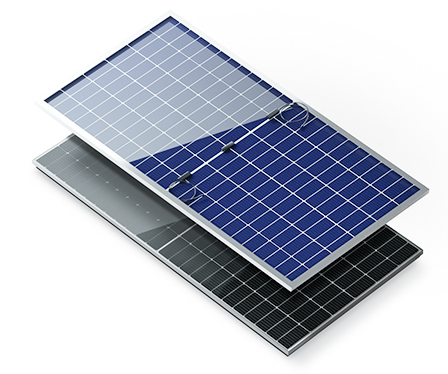Doppelglas-Solarpanel