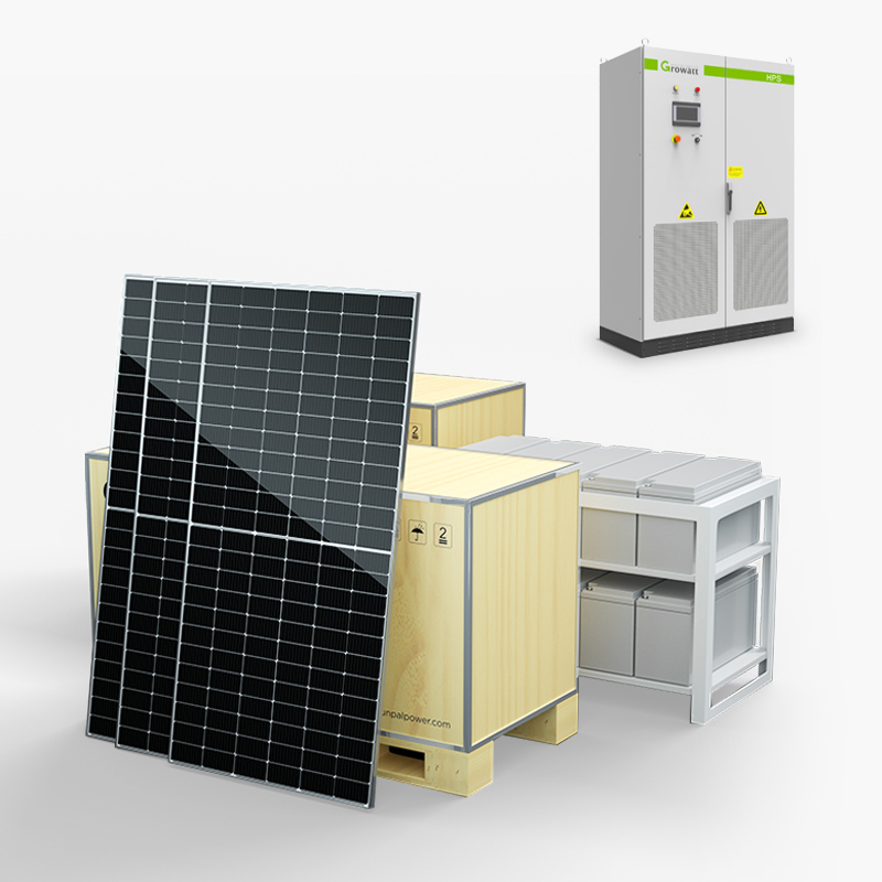 Kommerzielles Solarpanel PV Electric Power Kit System mit Batterie
