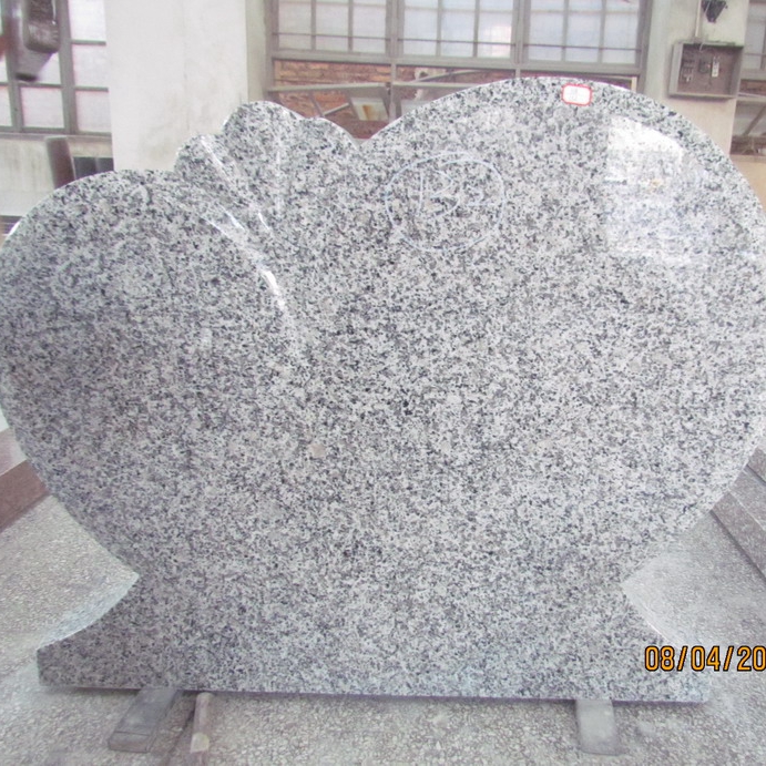 Naturstein G640 grauer Granit kundenspezifischer Grabstein
