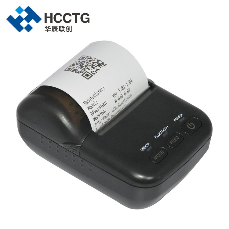 USB Bluetooth 58 mm tragbarer Barcode-Thermodrucker HCC-T12
