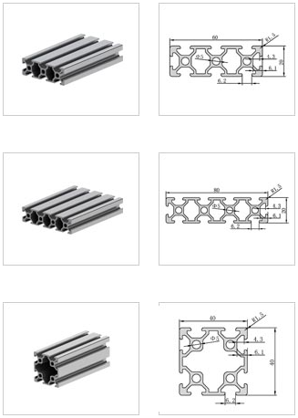 Aluminiumprofilhalterung