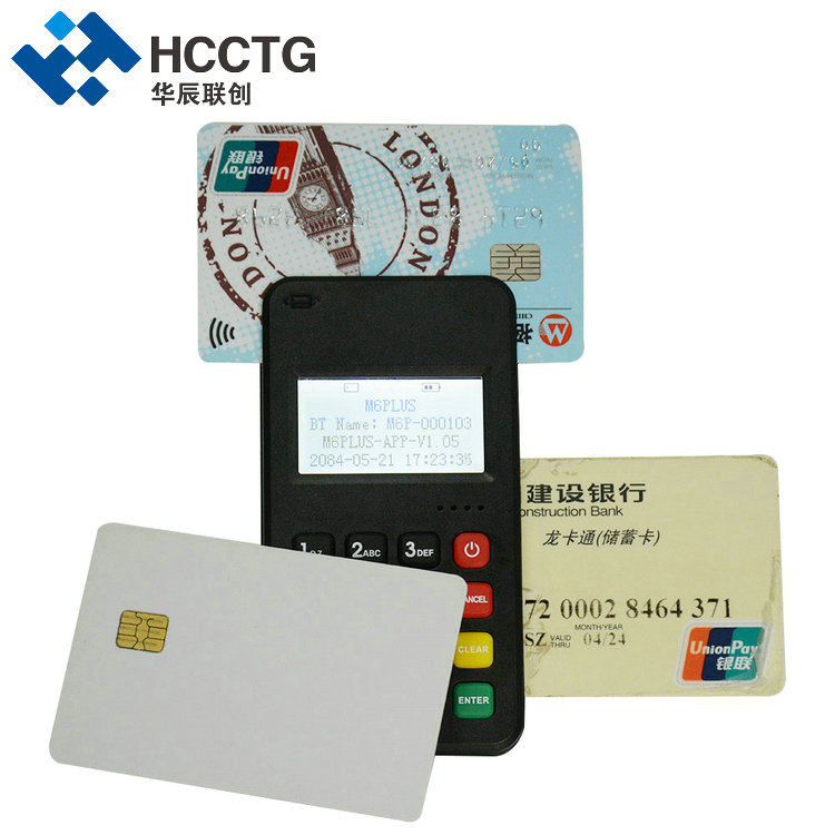 Bluetooth EMV PCI-Zertifizierung 3-in-1-Kartenzahlung MPOS M6 PLUS
