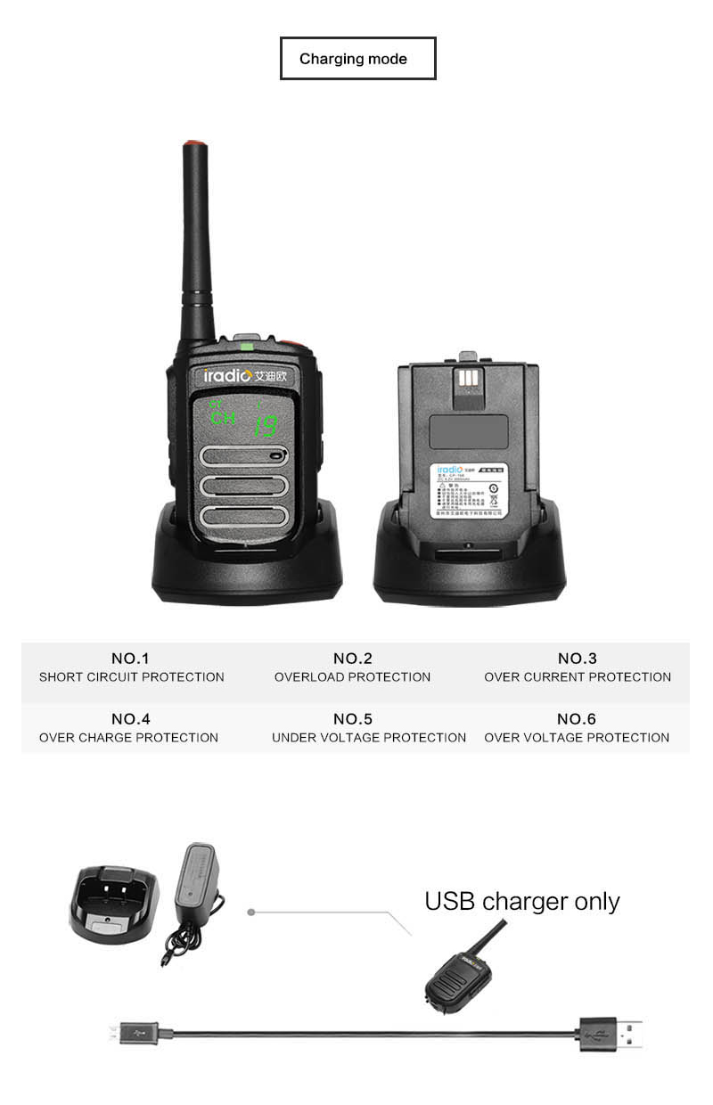 kommerzielles tragbares UHF-Radio