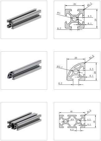 Rahmenprofil aus Aluminium