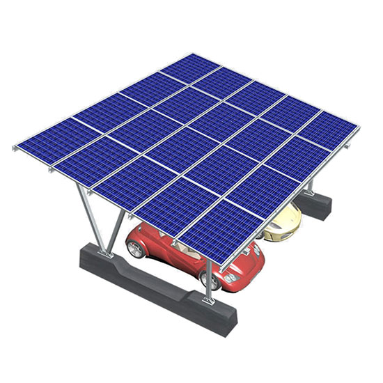 Carport-Solarmodul-Montagestruktursystem
