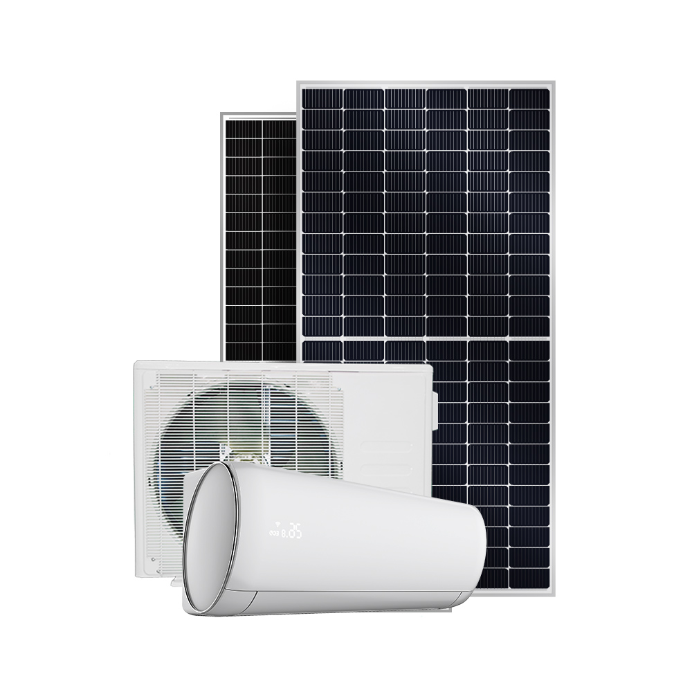 Hybrid-Solarpanel-unterstützte Klimaanlage Mini-Split-AC-Einheit HLK-System
