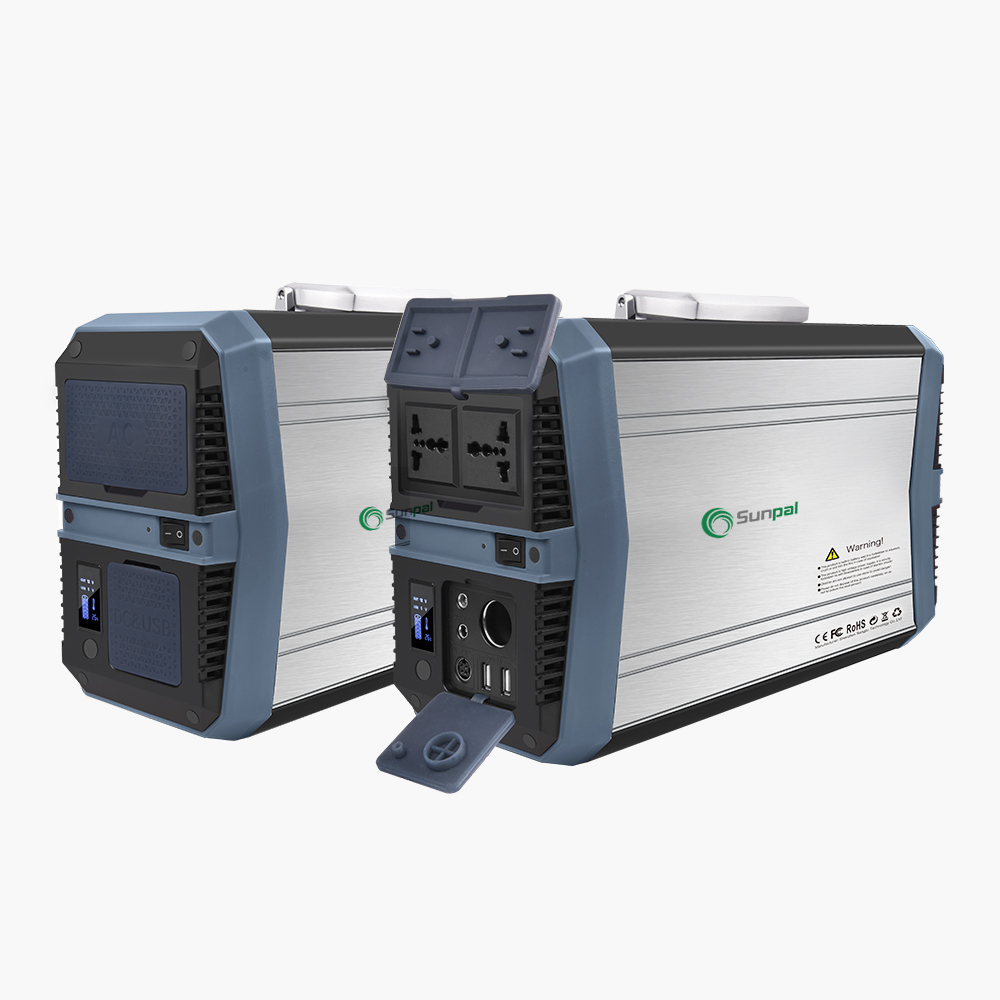 Sunpal 500 W 145600 mAh Tragbare Solarenergienbank mit großer Kapazität Mini-Solargenerator für Camping in der Wildnis

