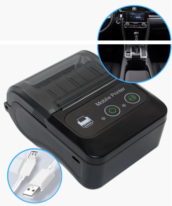 Mobiler 58-mm-Bluetooth-Thermodrucker