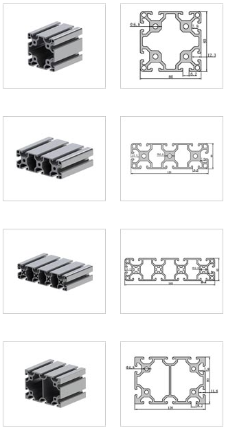 Aluminiumprofile zu verkaufen