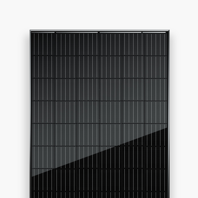 315-330W Monofaziales Solarmodul mit schwarzer Backsheet-Rahmen-Photovoltaikzelle
