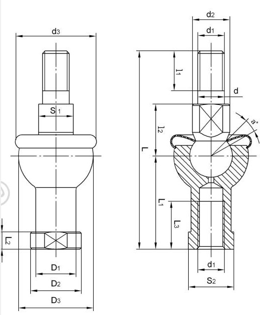 Kugelgelenke SQZ12-RS