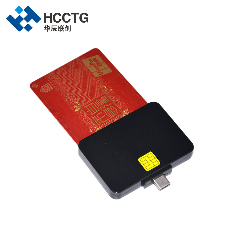 CE ROHS USB Typ C Kontakt-Smartcard-Lesegerät DCR32
