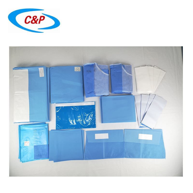 Sterile kardiovaskuläre Chirurgie-Kits aus Vliesstoff Einwegpackung für kardiovaskuläre Chirurgie
