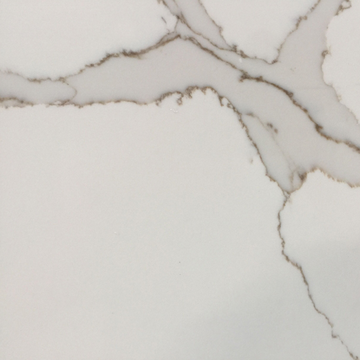 Marmorähnliches Dekor Calacatta Natural Quartz Engineered Stone Qualitätsoberflächenpreis YF9008-2
