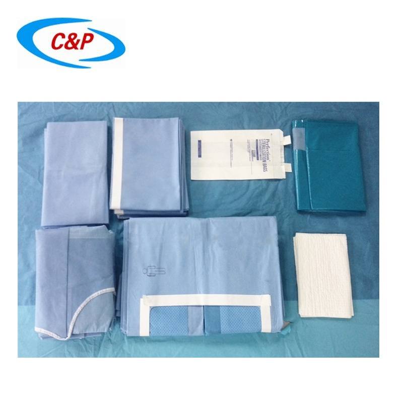 CE-zertifizierter Hot-Sale-Einweg-Steril-Non-Woven-Laparoskopie-Pelviskopie-Pack für medizinische Zwecke
