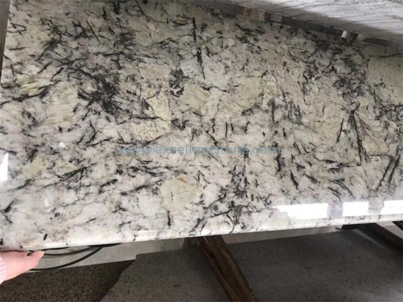 Küchenarbeitsplatten aus weißem Granit