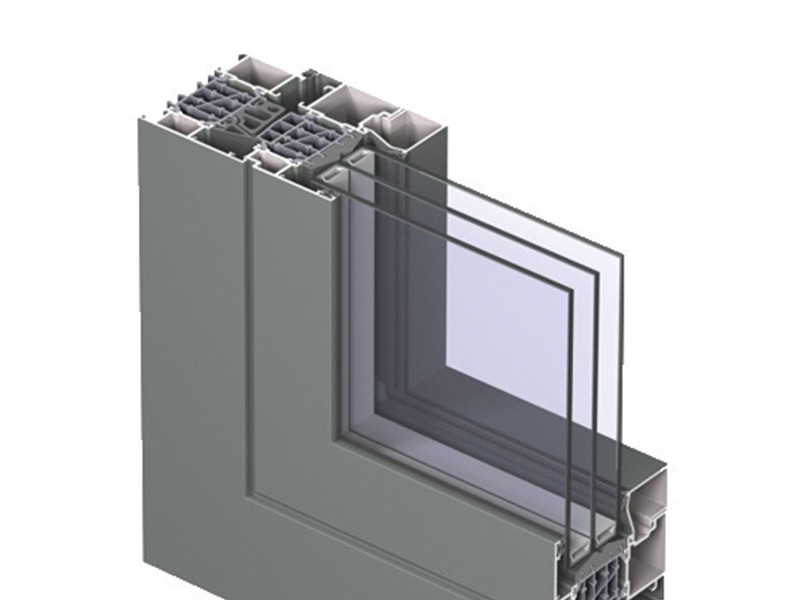 PVDF-Pulverbeschichtung Aluminium-Türfensterprofil eloxiertes T-Schlitz-Aluminium-Extrusionsprofil
