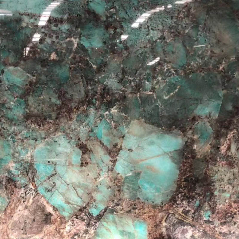Amazon Green Quartzite große polierte Platte aus Brasilien
