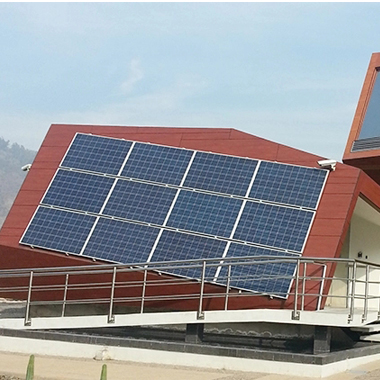 Solarpanel-Dach