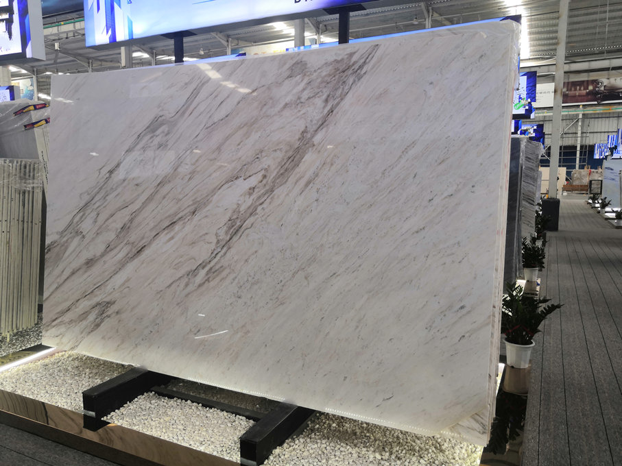 Weiße Marmorplatte von Palissandro