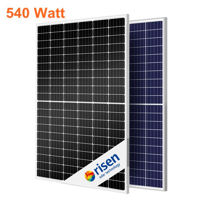 Risen PERC Solarpanel 530W 540W 550W Halbzellen Monokristallines PV-Modul 540Wp
