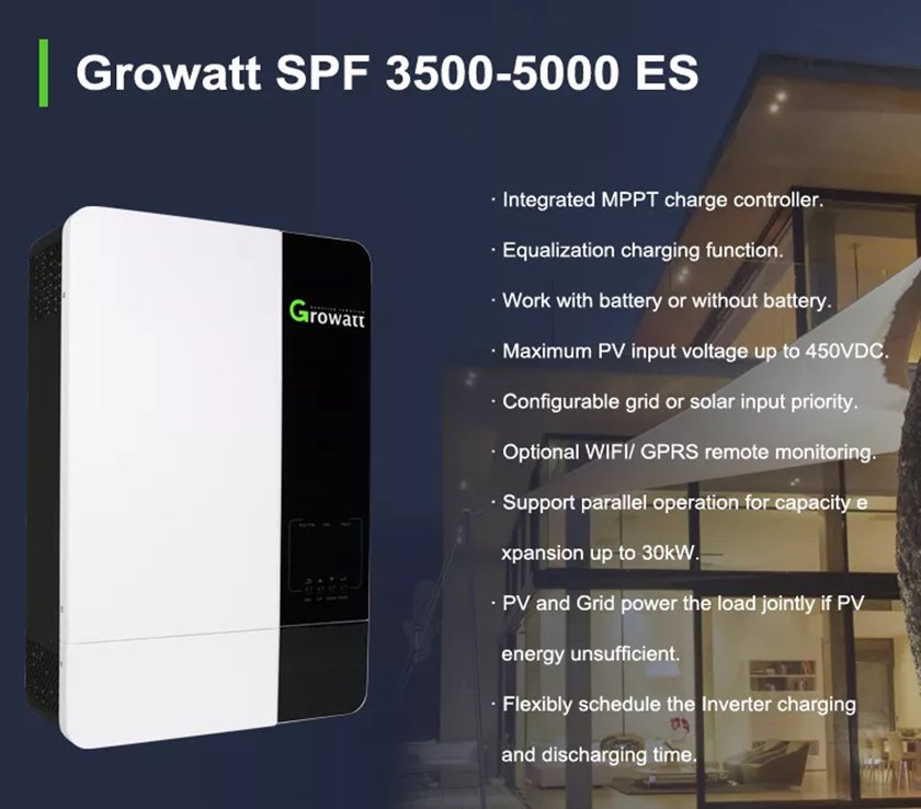 Solarwechselrichter growatt 5000es