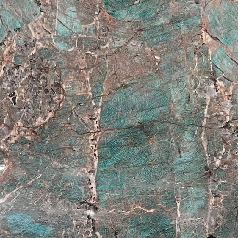 Brasilianischer Amazonit-Grün-Quarzit-Amazonas-Stein-Tischplatte
