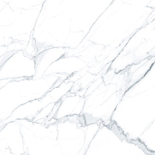 Luxuriöses Marmorvenen-Design Ausgeführte Marmorplatte aus weißem Marmor Calacatta-Plattenprojekt
