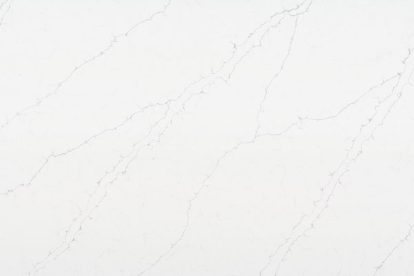 weiße Calacatta-Marmor-Quarzplatte