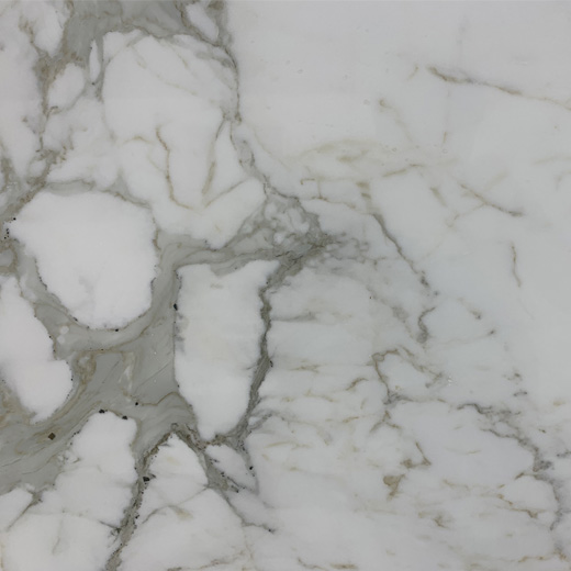 Teure natürliche Marmor Calacatta weiße Marmorplatte Hausbaustein Marmor
