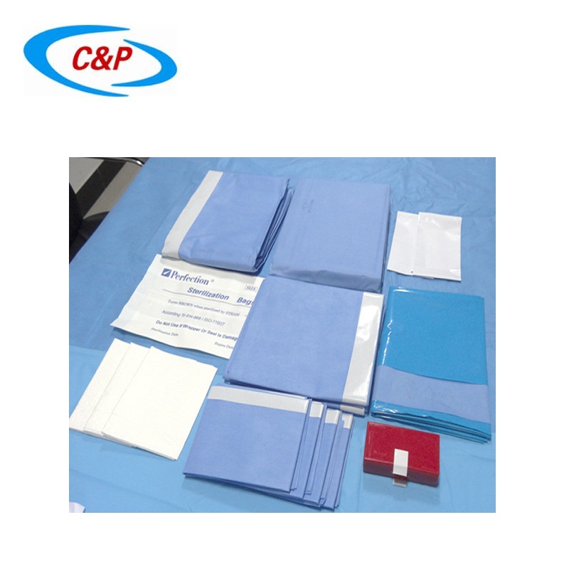 CE-zertifizierter heißer Verkauf Einweg-Steril-Split-Drape-Packung für medizinische Zwecke
