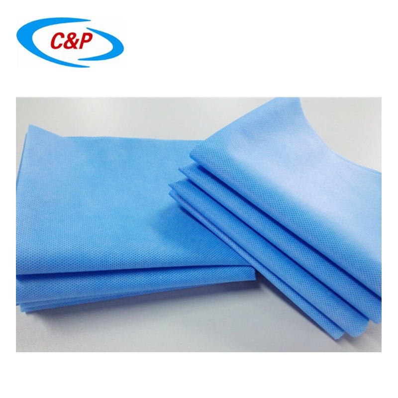 CE-zertifizierter heißer Verkauf Einweg-steriles blaues Vlies-Einzeltuch für medizinische Zwecke
