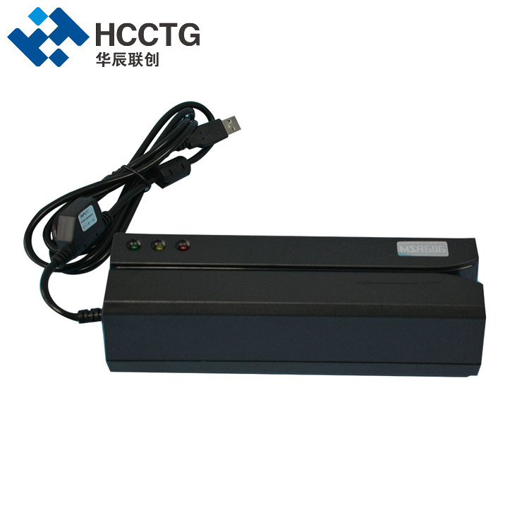RS232/USB 3-Spur-Magnetstreifen-Kartenleser und -schreiber MSR606

