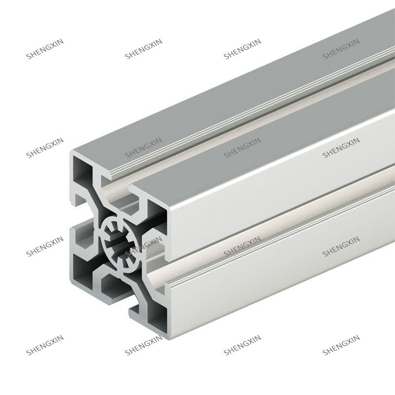 Kundenspezifische T-Nut-Profile aus Aluminium für Display Rack SX-8-5050
