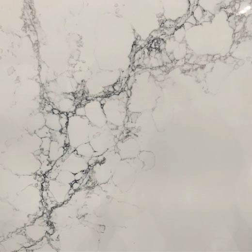 Quarz-Küche-Oberflächen-weißes Marmor-Quarz-Material für Arbeitsplatte
