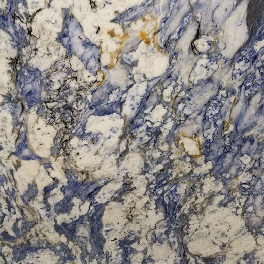 Kratzfeste Küchenarbeitsplatte aus blauem Granit, große Größe oder kundenspezifische Steinplatte
