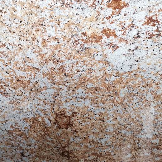 Beige Granitplatte Hitzebeständige Steinmaterialien für Grilltischplatten
