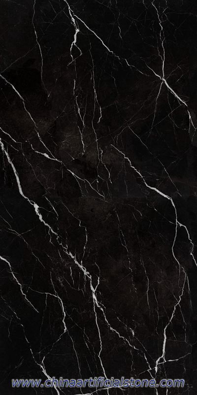 Schwarze Nero Marquina Sinterstein-Porzellanplatten
