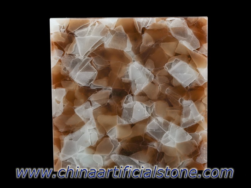 Caramel Jade Sea Glass Glass2 Platten für Arbeitsplatten
