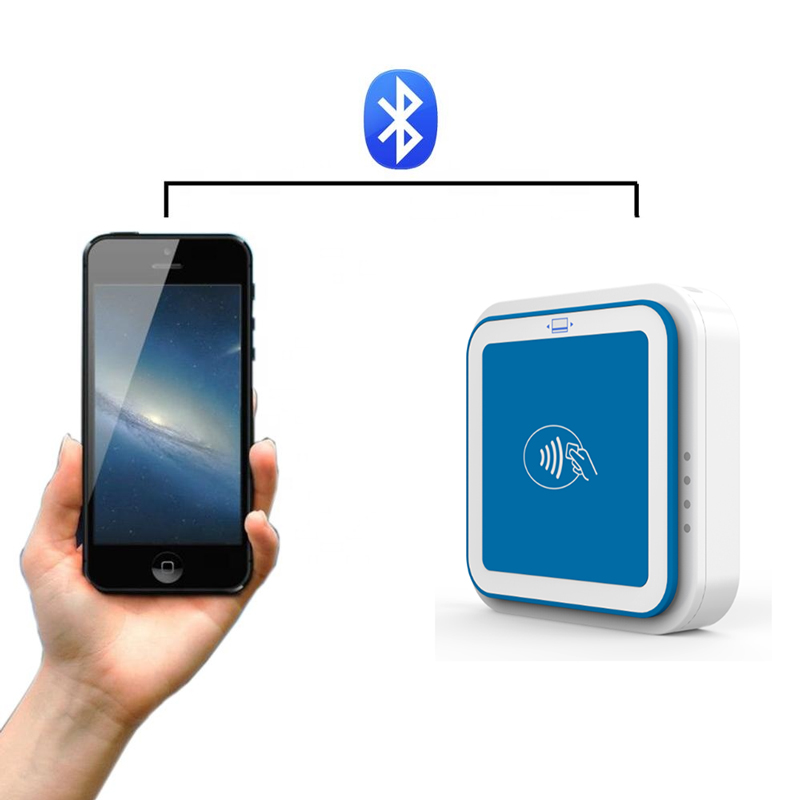Bluetooth IC NFC Magnetkartenleser MPOS für Android/IOS I9
