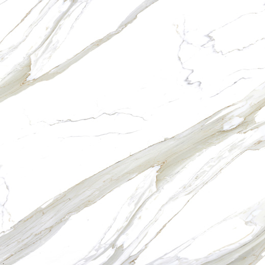 3D New Technology Hergestellte Marmorplatte Calacatta White Marble Export
