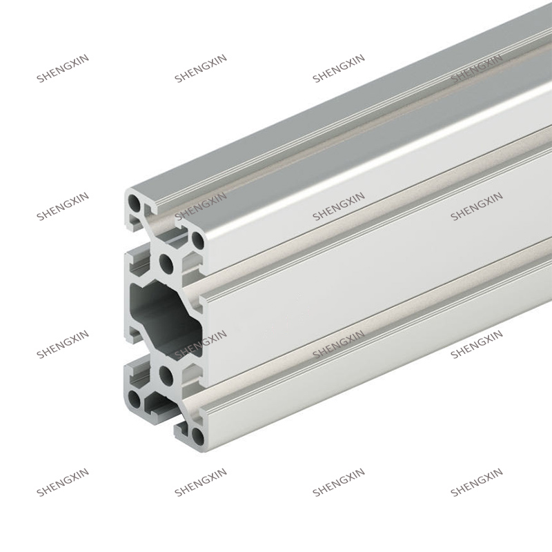 80/20-Aluminiumrahmen-Extrusionssilber-Eloxalprofil SX-8-4080W
