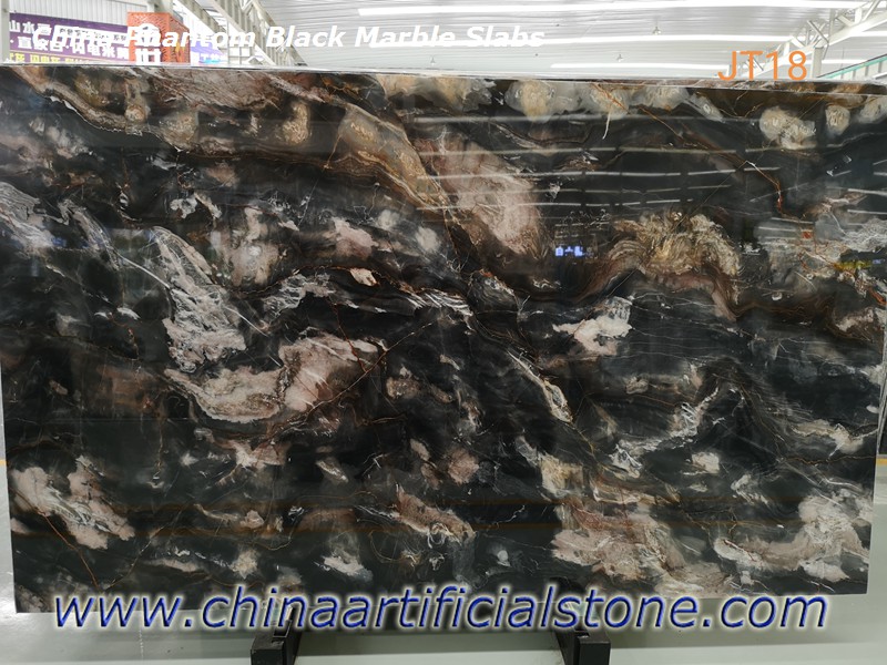 China Phantom Black Marmorplatten

