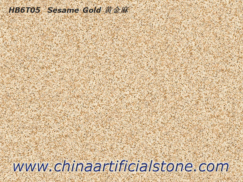 Feinsteinzeug Fliesen Sesame Gold G682 Granitoptik

