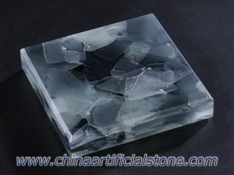 Antarktis-Jade-Meerglas Glas2 L-409