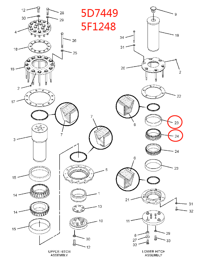 Caterpillar-TEILE