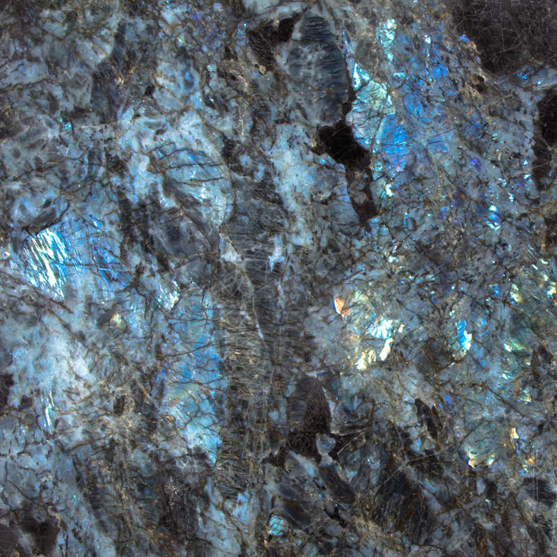 Madagaskar-Labradorit-Blau-Lemurian-Blau-Granit-polierte Platten
